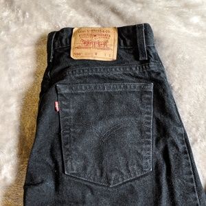 Black Levi jeans.